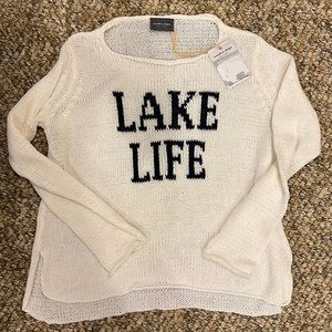 NWT Wooden Ships XS Lake Life Sweater